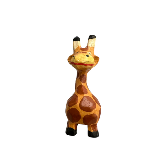 Mini Wooden Giraffe Figurine