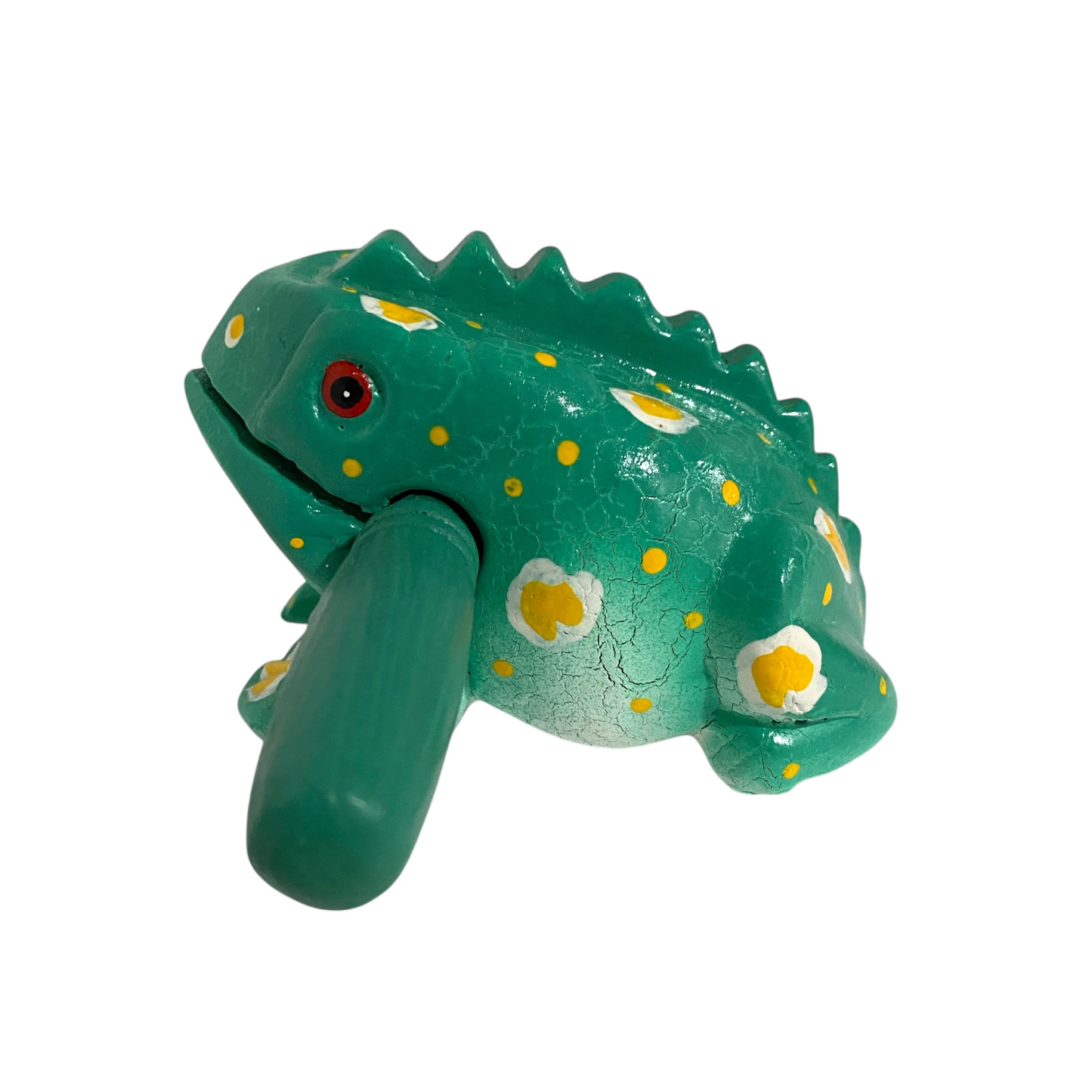 4" Large Mint Frog Musical Frog Percussion Instrument