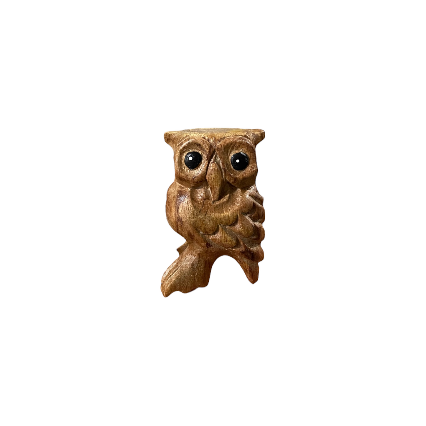 2" Wooden Musical Whistle Owl Percussion Instrument