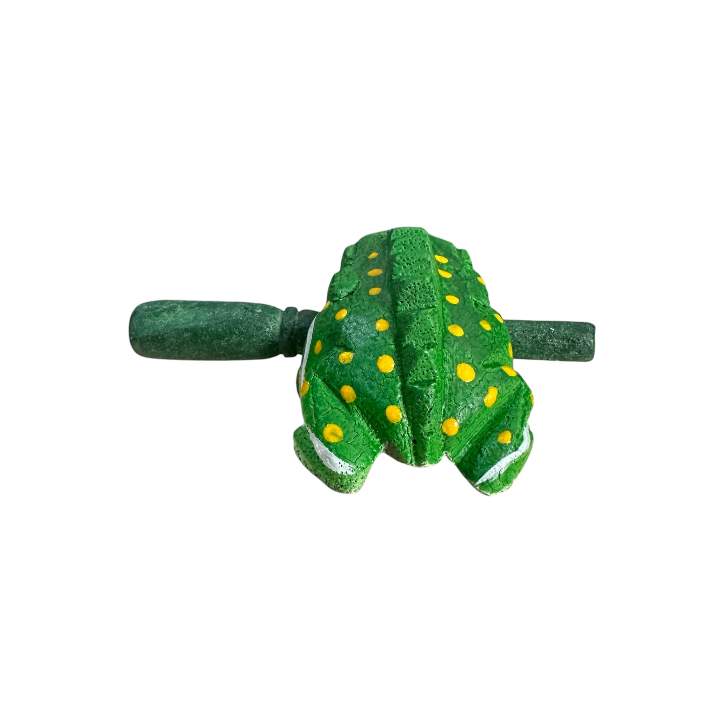 1.5" Extra Small Green Leaf Frog Musical Frog Percussion Instrument