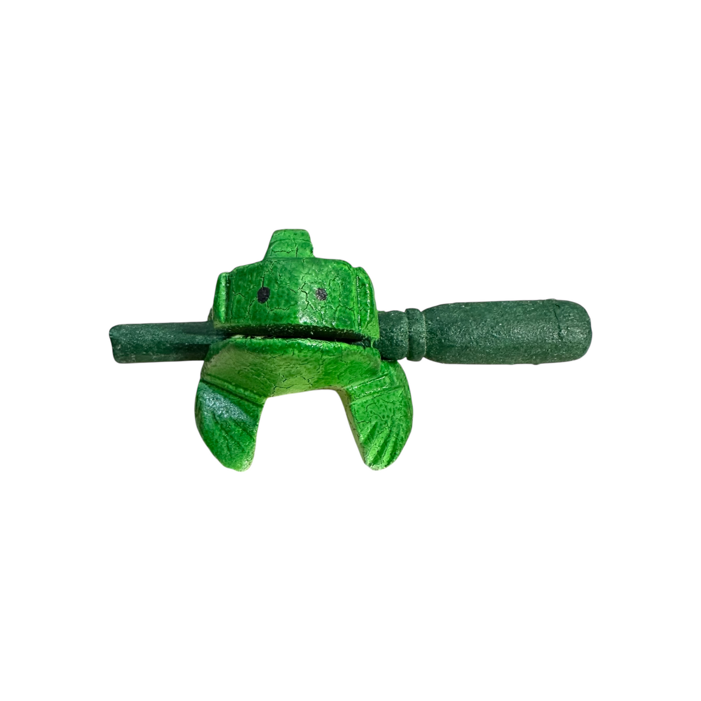 1.5" Extra Small Green Leaf Frog Musical Frog Percussion Instrument