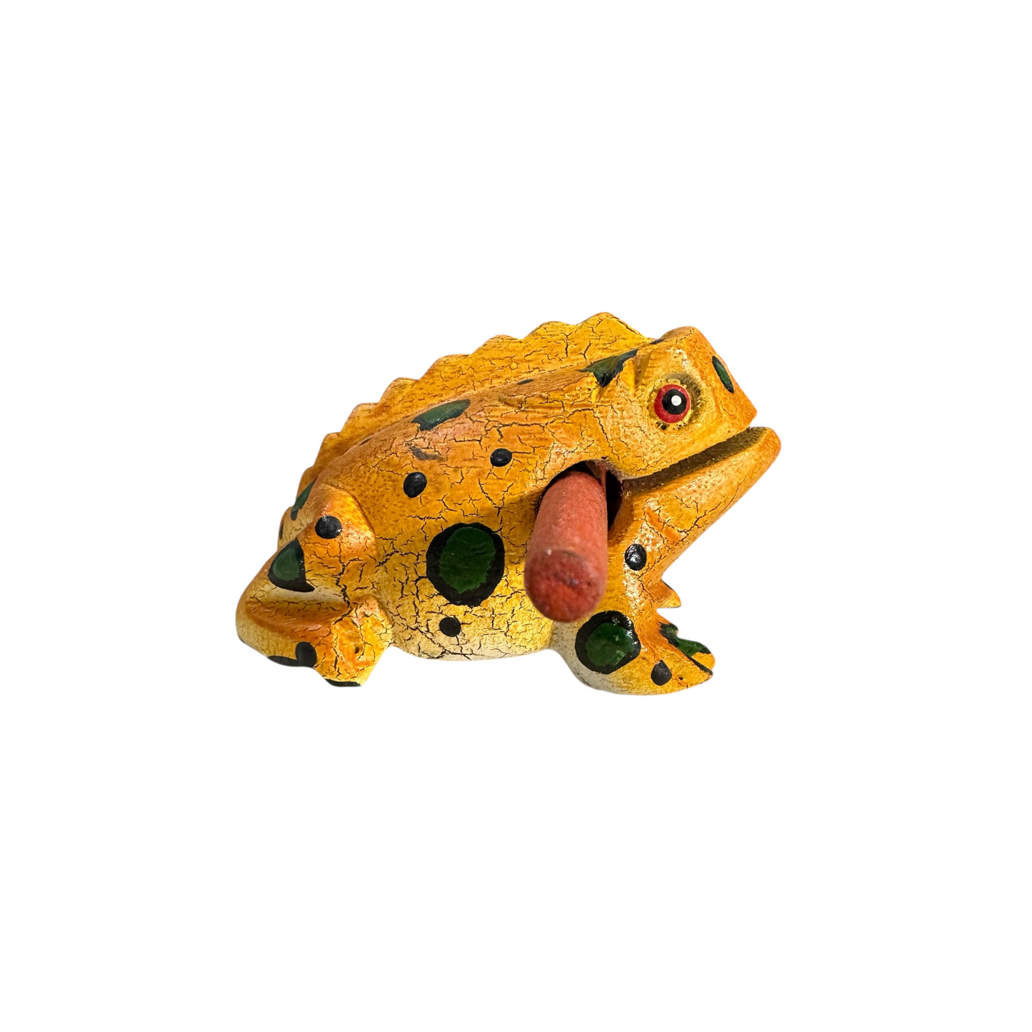 3" Medium Tomato Musical Percussion Frog