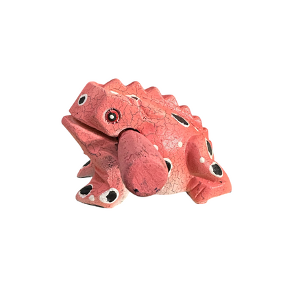 3" Medium Cherry Blossom Musical Percussion Frog