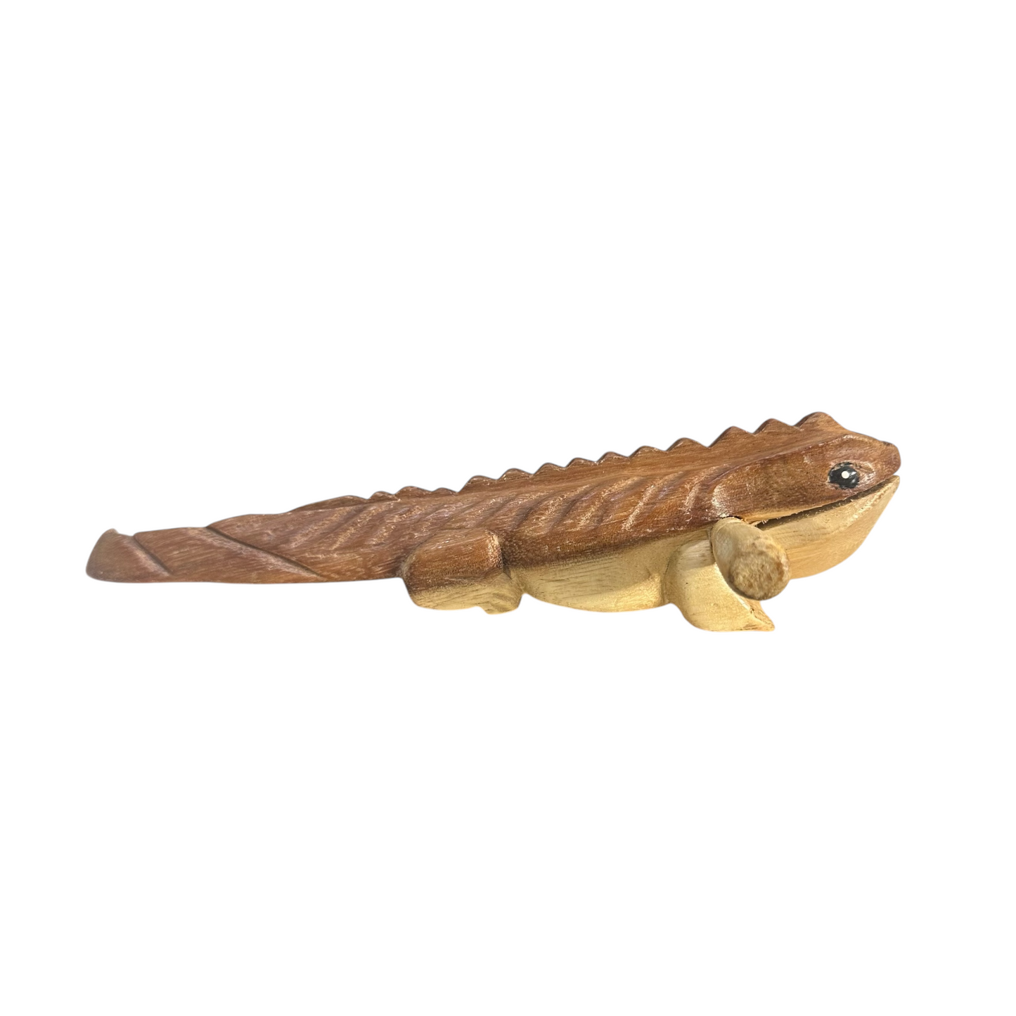 Wooden Musical Iguana Percussion Instrument