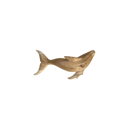 Wooden humpback whale whistle noise maker