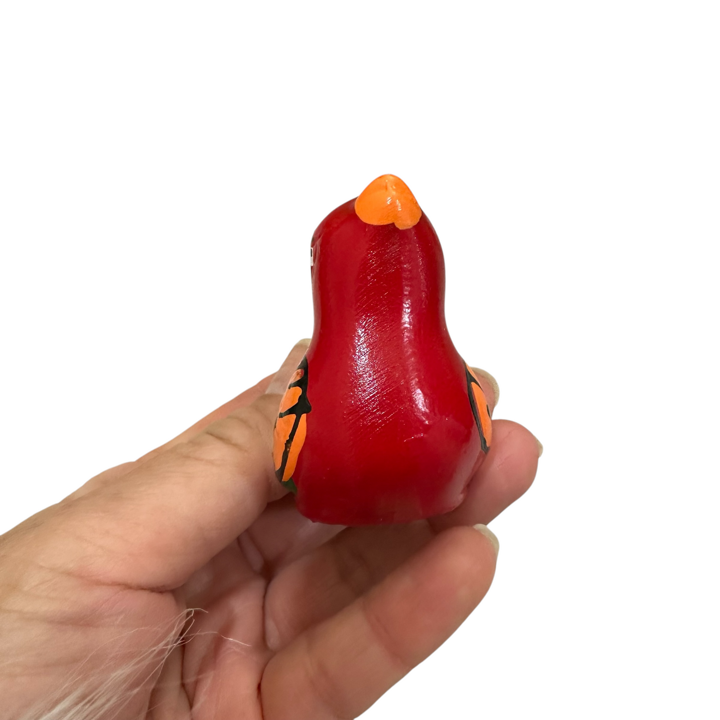 Clay Water Whistle Bird (Red)