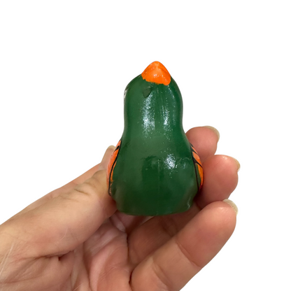 Clay Water Whistle Bird (Dark green)