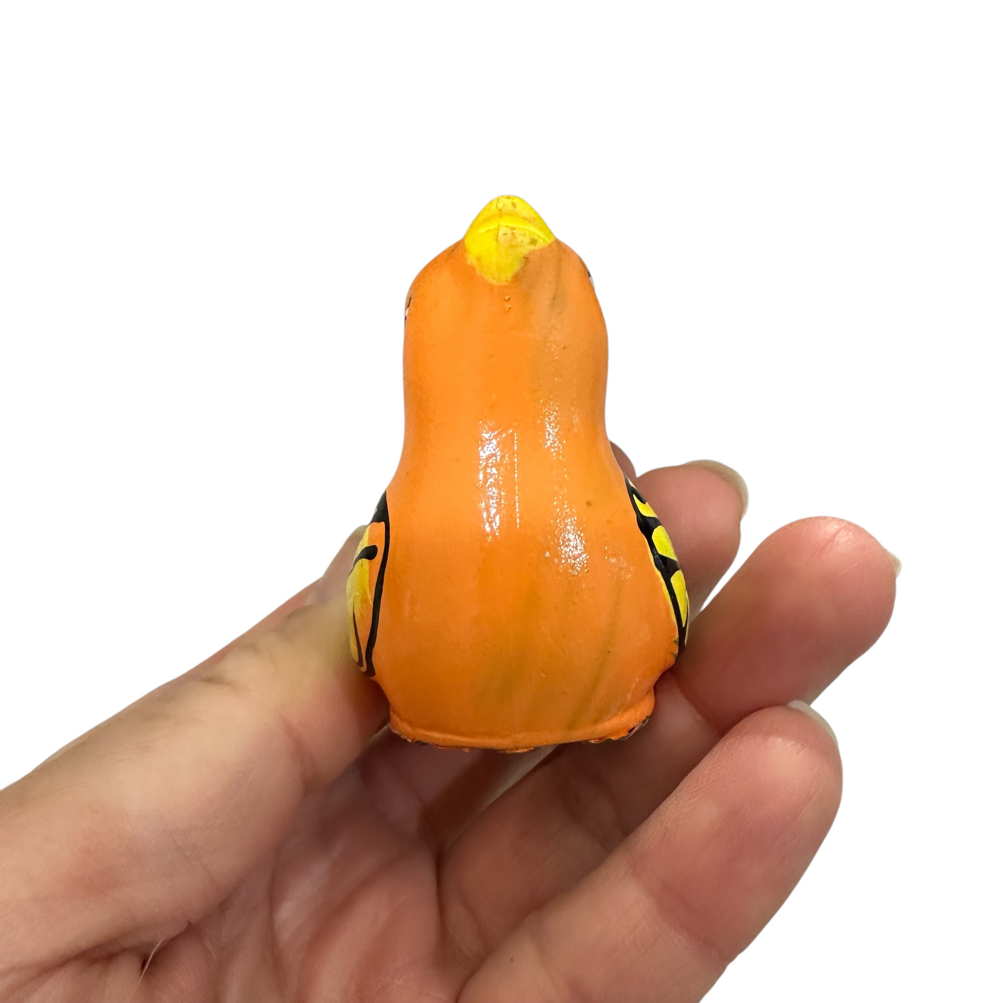 Clay Water Whistle Bird (Orange)