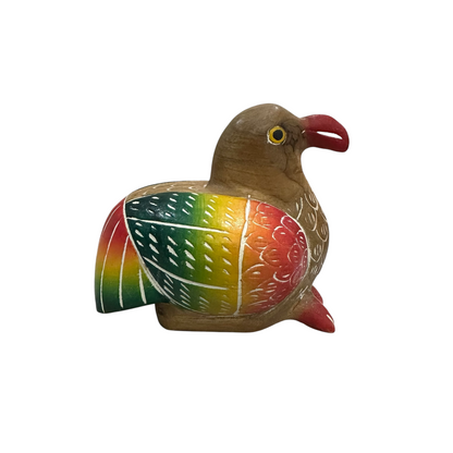 Wooden Quail Bird Figurine Decoration