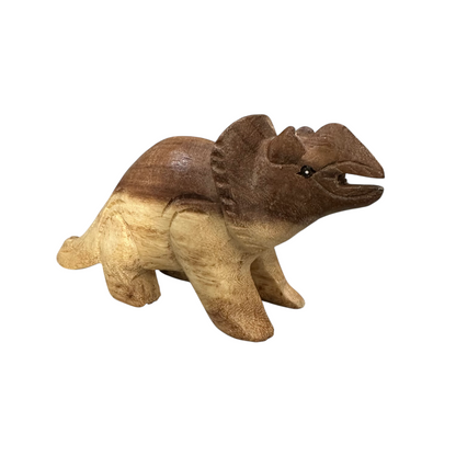 Wooden Musical Tri Dinosaur Whistle Instrument