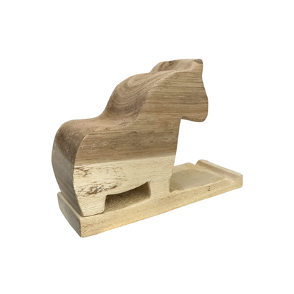 Wooden Horse Phone Holder