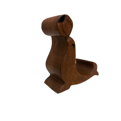 Wooden Seal Phone Holder (Dark Oak)
