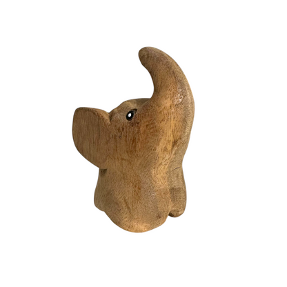 Natural Wood Elephant Butterfly ears