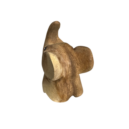 Natural Wood Elephant Butterfly ears