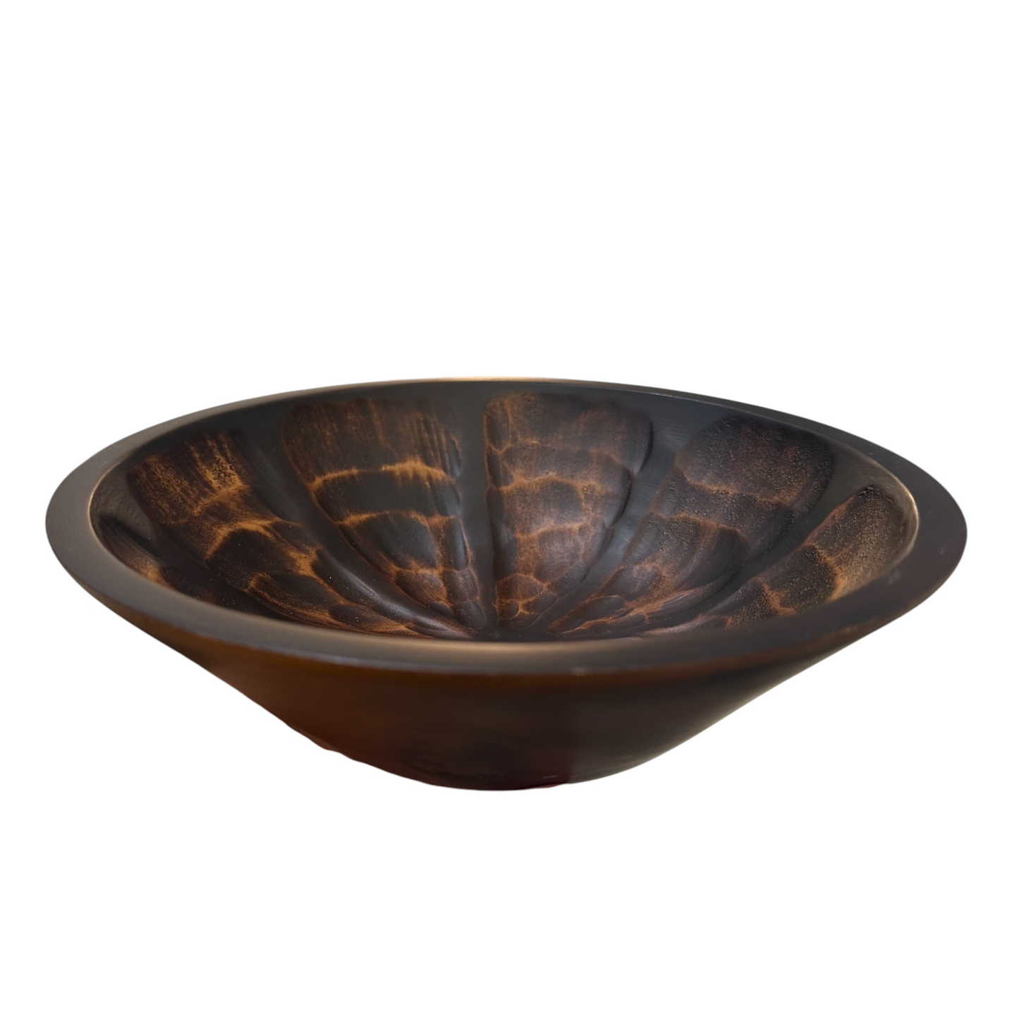 Emberwood Hand-Carved Decorative Bowl