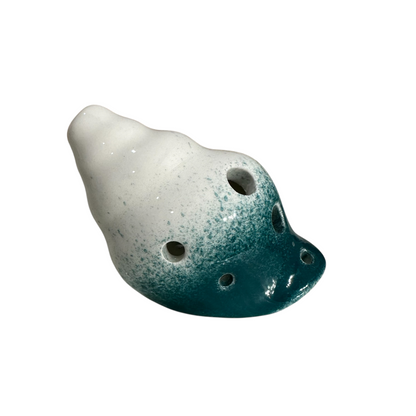 Handcrafted Ocean Seashell Ceramic Ocarina – Musical Instrument