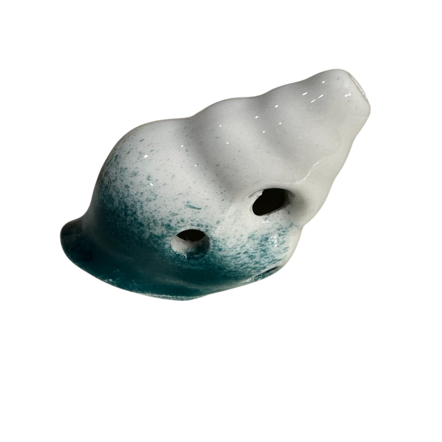 Handcrafted Ocean Seashell Ceramic Ocarina – Musical Instrument