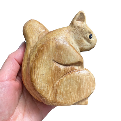 Wooden Musical Whistle Squirrel Instrument