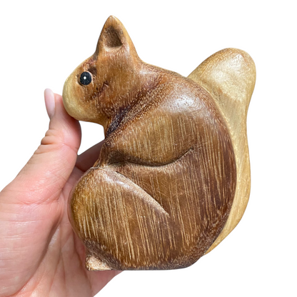 Wooden Musical Whistle Squirrel Instrument