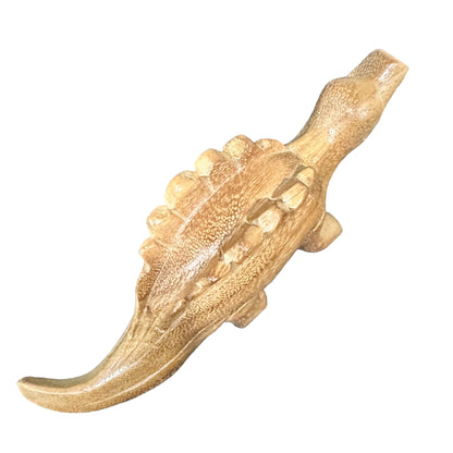 Wooden Musical Dinosaur Whistle Instrument