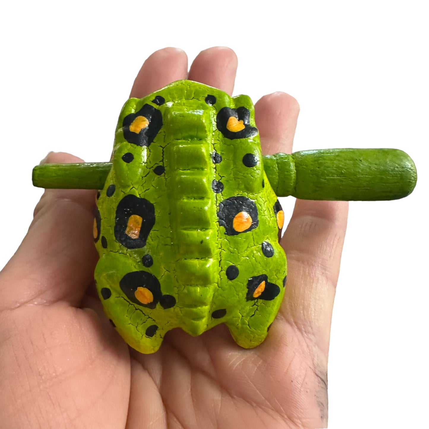 1.5" Extra Small Fern Frog Musical Frog Percussion Instrument