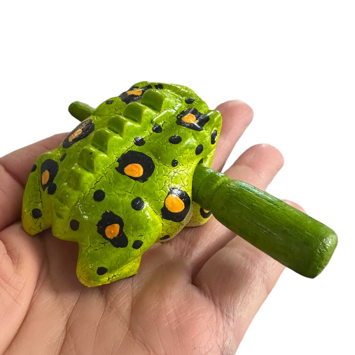 1.5" Extra Small Fern Frog Musical Frog Percussion Instrument