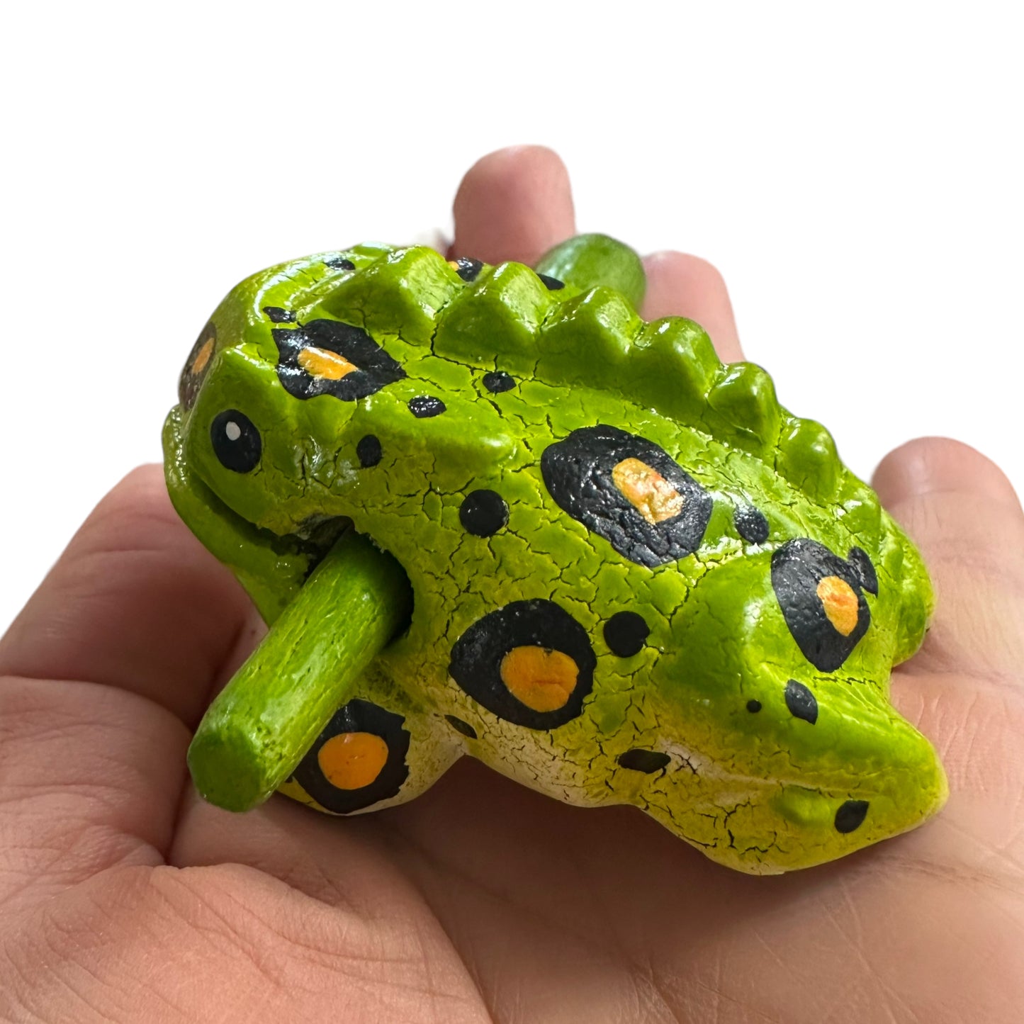 1.5" Extra Small Fern Frog Musical Frog Percussion Instrument