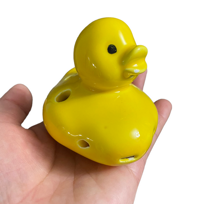 Ceramic Duck Ocarina Yellow