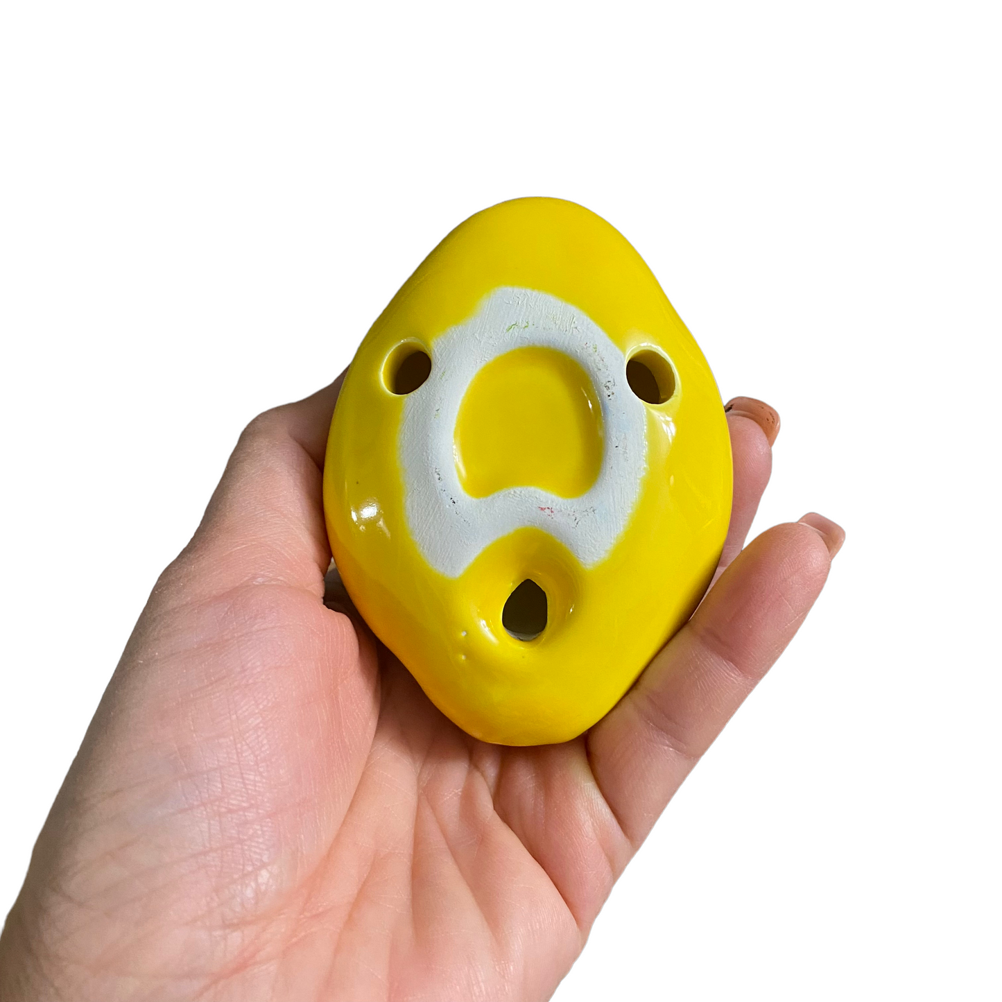 Ceramic Duck Ocarina Yellow