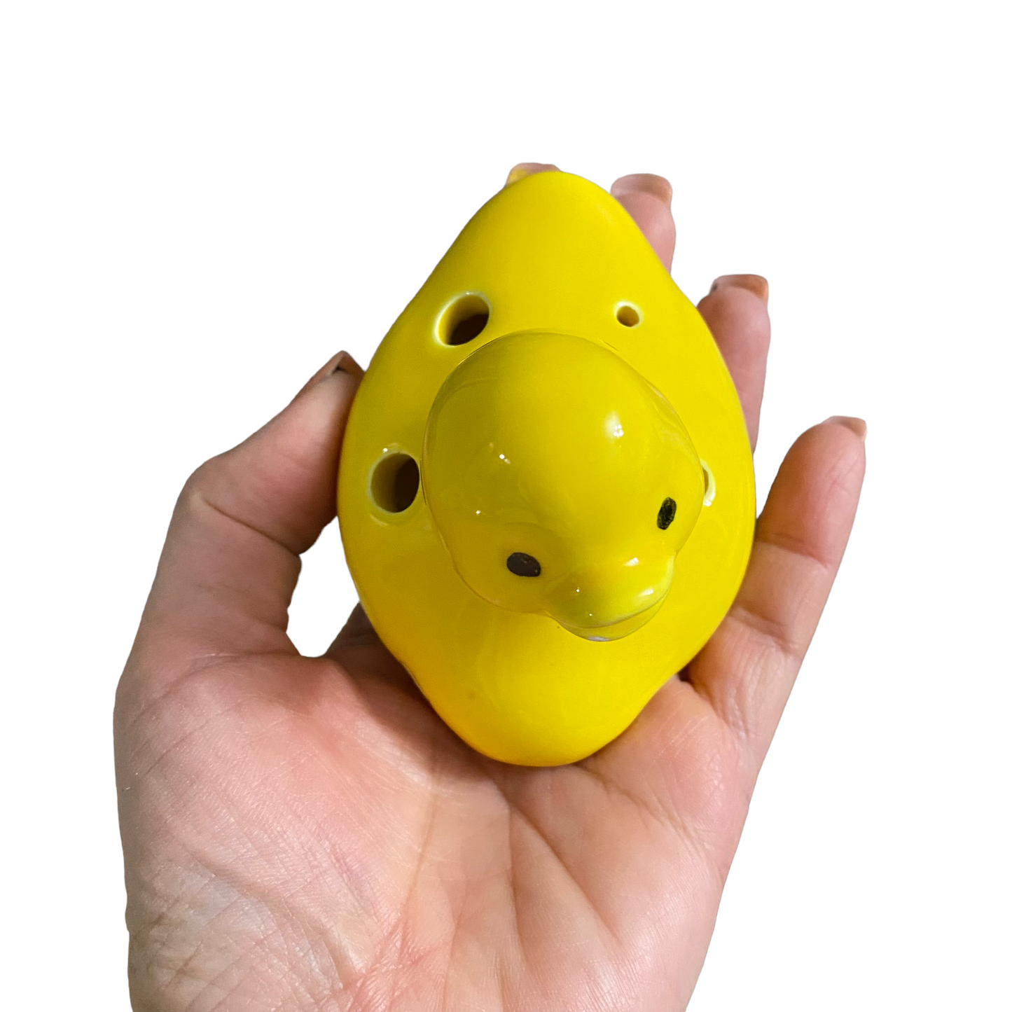 Ceramic Duck Ocarina Yellow