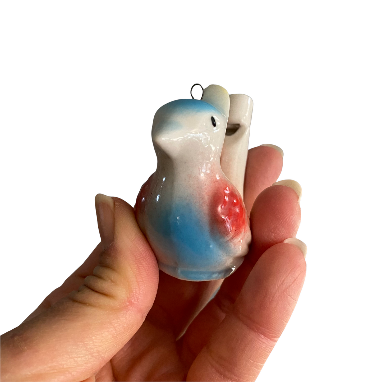 Ceramic Water Whistle Wind Instrument Bird (Crest)