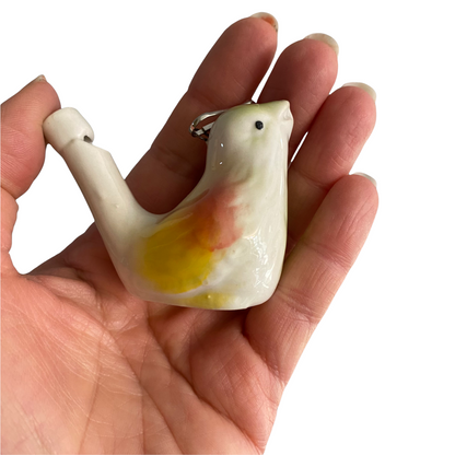 Ceramic Water Whistle Wind Instrument Bird