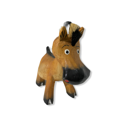 Wooden Farm Horse Decoration Figurine