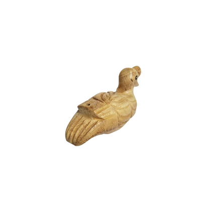 Wooden Musical Whistle Duck Noise Maker Percussion Figurine