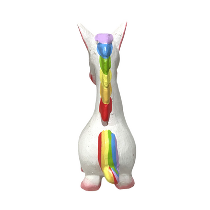 Wooden Unicorn Decoration Figurine