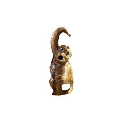 Wooden Musical Whistle Monkey Percussion Instrument