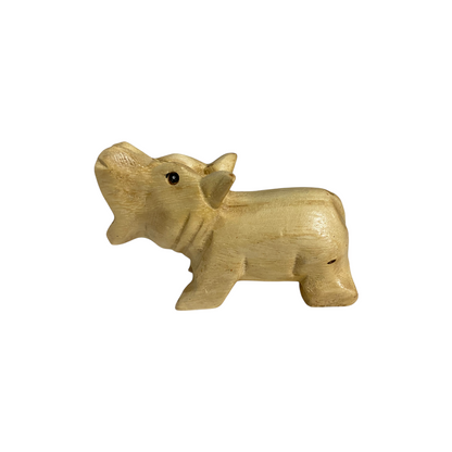 Wooden Musical Whistle Hippo Instrument