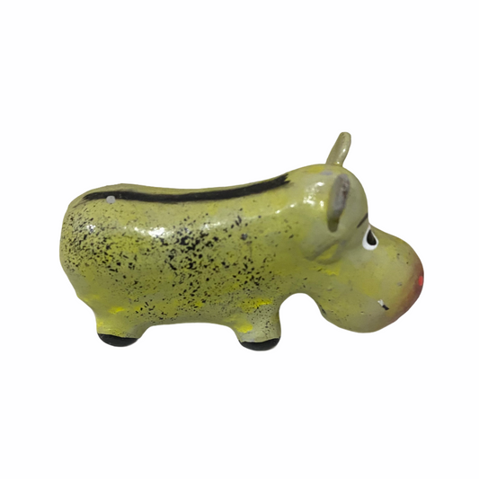 Mini Wooden Hippo Figurine