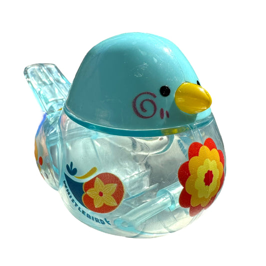 Clear Water Whistle Bird - Whimsical Water-Filled Whistle (Blue)