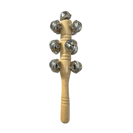 Wooden Jingle Stick – Montessori Rhythm Instrument for Kids’ Music Learning