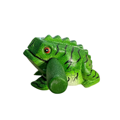 4" Large Forest Frog Musical Frog Percussion Instrument