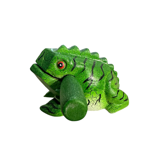 4" Large Forest Frog Musical Frog Percussion Instrument