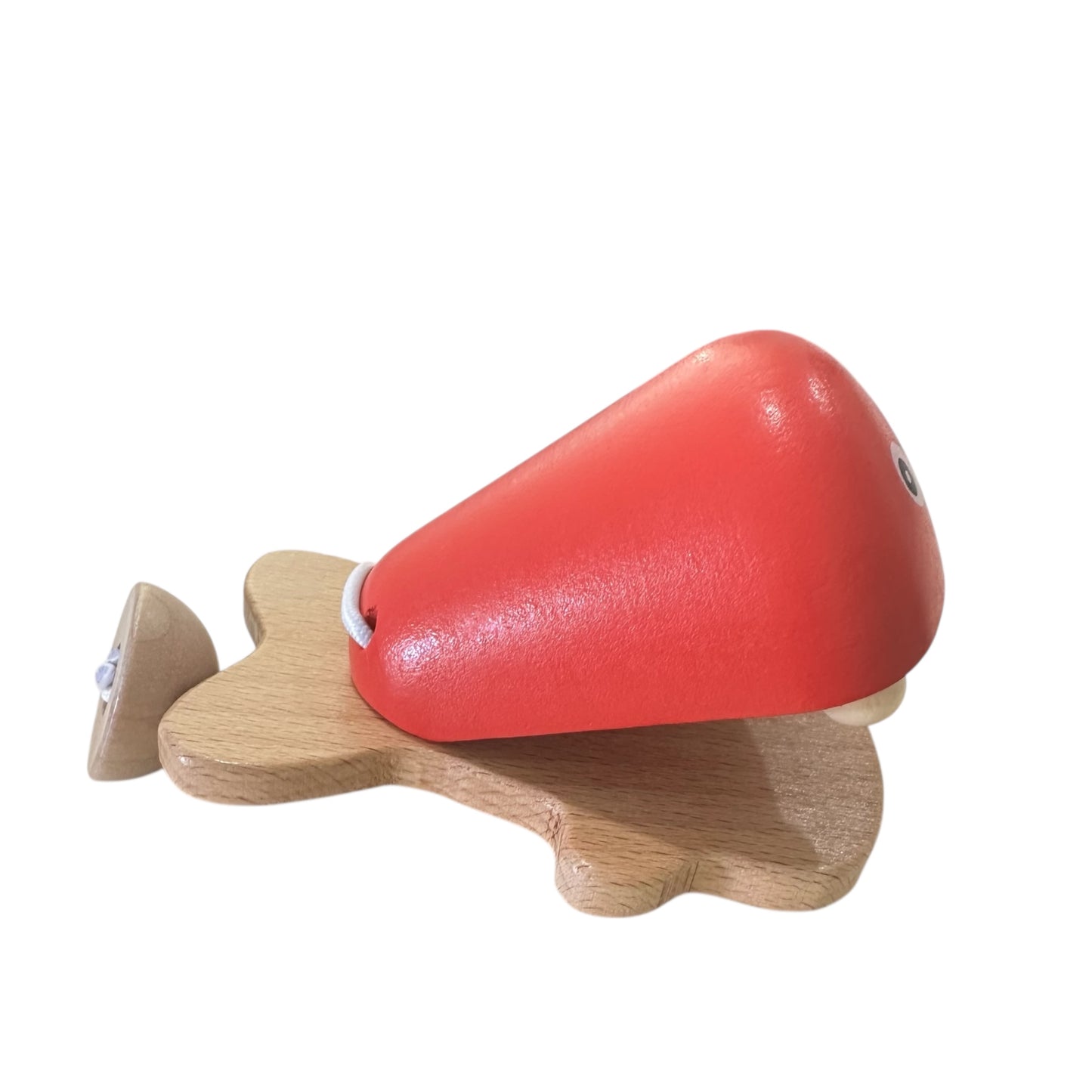 Wooden Fish Castanet | Montessori Music Toy, Sound Therapy Red