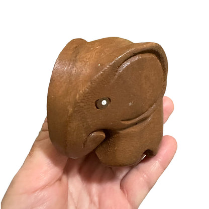 Dark Oak Charming Elephant