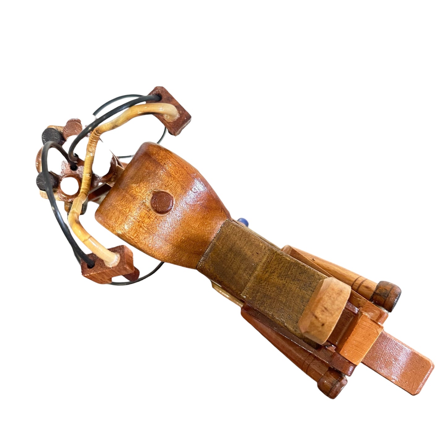 Large Wooden Motorcycle Chopper Decor