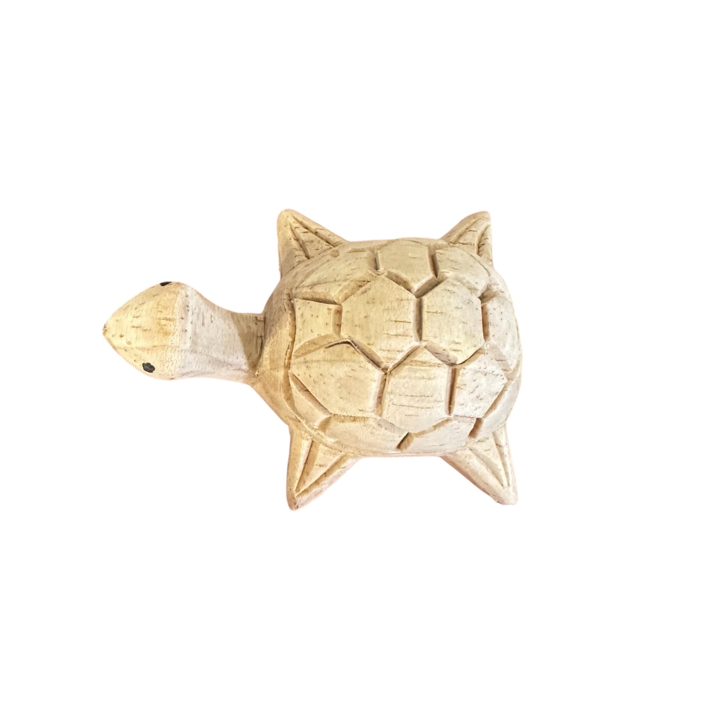 Mini Wooden Turtle Figurine
