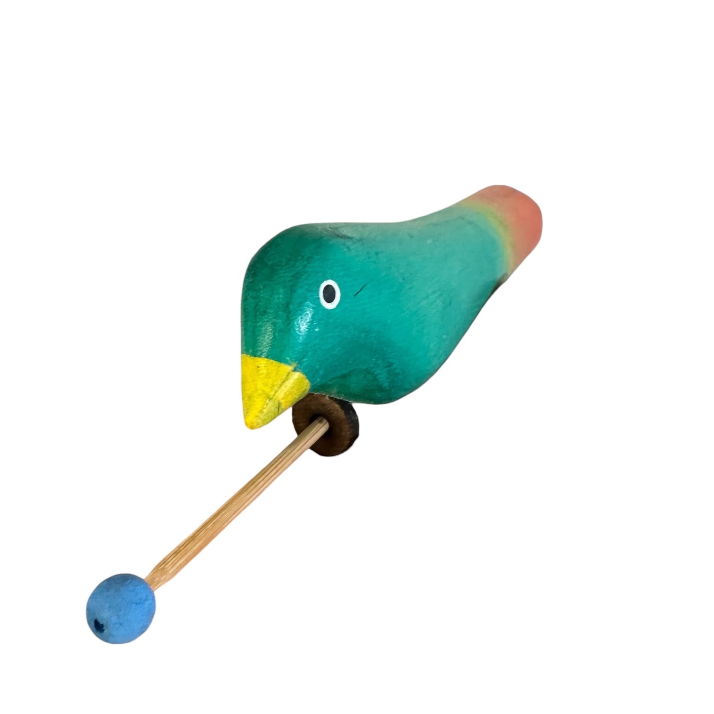 Green Wooden Bird Song Whistle