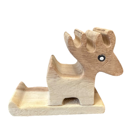 Wooden DeerCellphone Stand