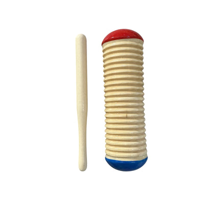 Wooden Guiro Shaker – Montessori Rhythm Instrument for Kids’ Music Learning