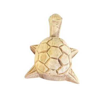 Mini Wooden Turtle Figurine